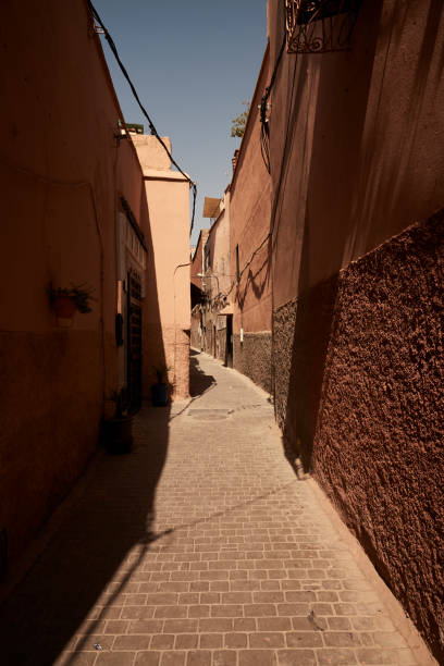istock Sunlit street of Marrakesh 1218566085