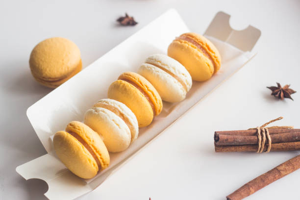 istock Macaroons. Delicious french desserts 1218567298
