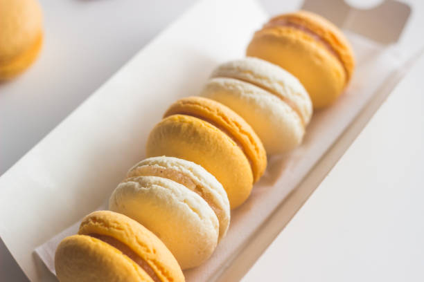 istock Macaroons. Delicious french desserts 1218567321