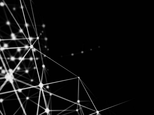 istock Abstract geometry surfaces, lines and points background, Used as digital wallpaper and technology background. 1218571125