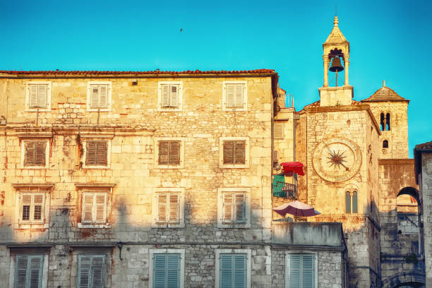 istock Antique roman town Split in Dalmatia 1218571355