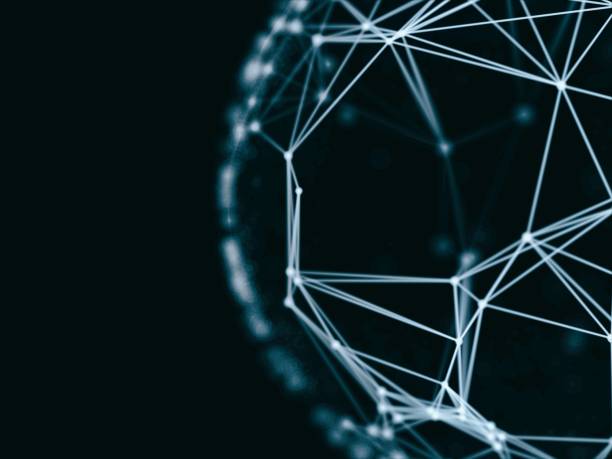 istock Abstract geometry surfaces, lines and points background, Used as digital wallpaper and technology background. 1218571602