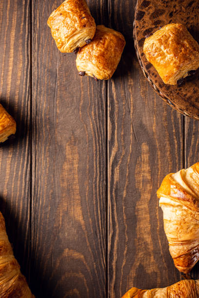 istock Freshly baked sweet buns puff pastry 1218571998