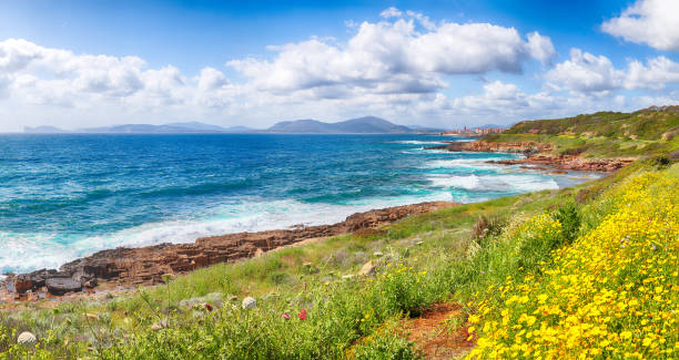 istock Splendid spring cityscape of Alghero town 1218572122