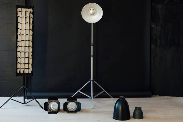 istock photo studio accessories photographer's interior white background 1218575055