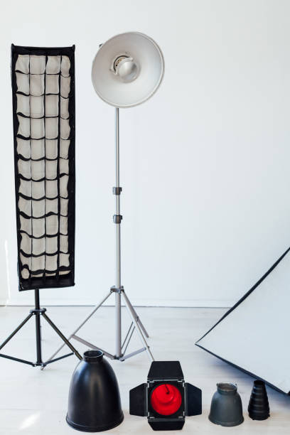 istock photo studio accessories photographer's interior white background 1218575311