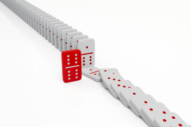 istock Social Distancing Concept with Dominoes 1218576670