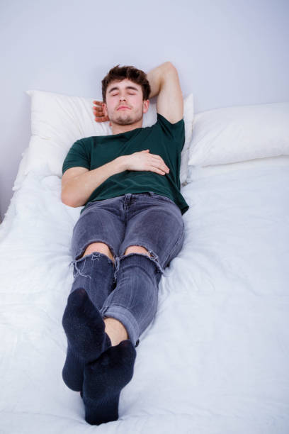 istock A young adult and a bed 1218576723
