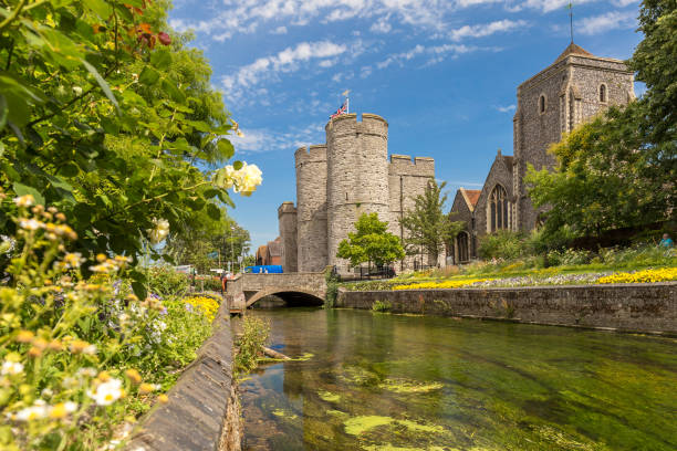istock Canterbury view in summer, Kent, England 1218578905