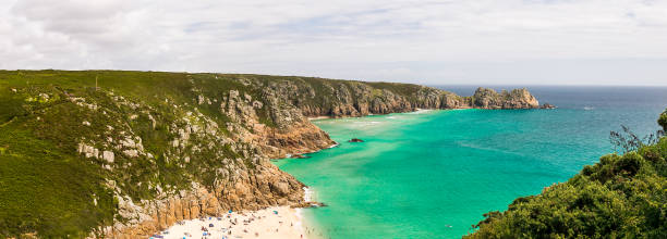 istock Aerial view of Cornwall seaside, UK 1218579504