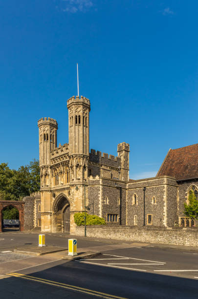 istock Canterbury view in summer, Kent, England 1218580101