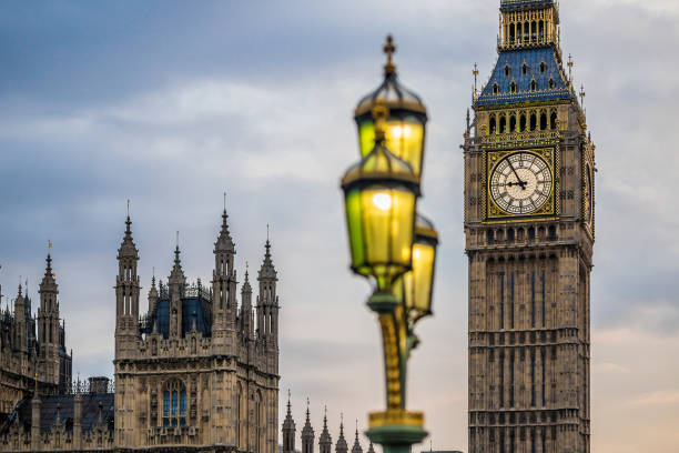 istock Classic view of Big Ben in London 1218583856