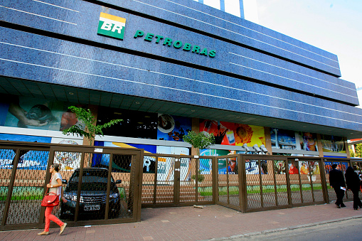 salvador, bahia/brazil - October 10, 2019: View of the headquarters building of Petrobras, in the neighborhood of Itaigara in Salvador.