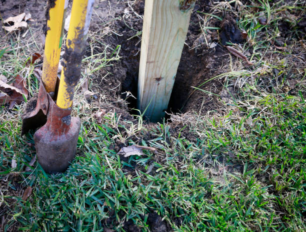 New fence post instopation