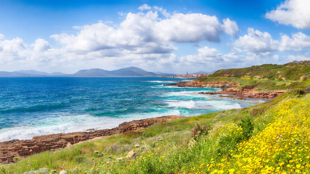 istock Splendid spring cityscape of Alghero town 1218590169