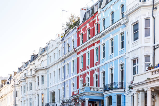 istock Portobello road in winter, London 1218592649