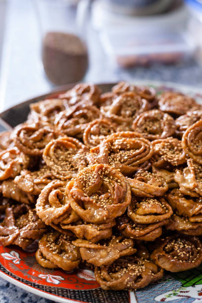 istock Chebakia with sesame seeds for Ramadan 1218594578