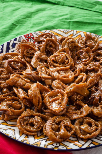 istock Chebakia tea pastries delight from morocco. 1218594685