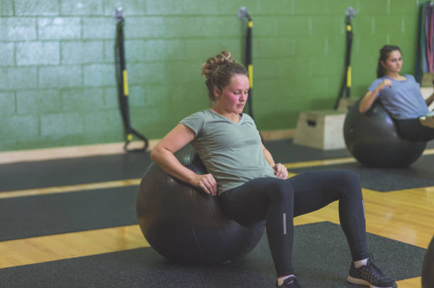 istock Multi-ethnic group of people working out 1218596944