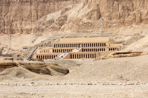 istock View to Hatshepsut mortuary temple complex 1218601208
