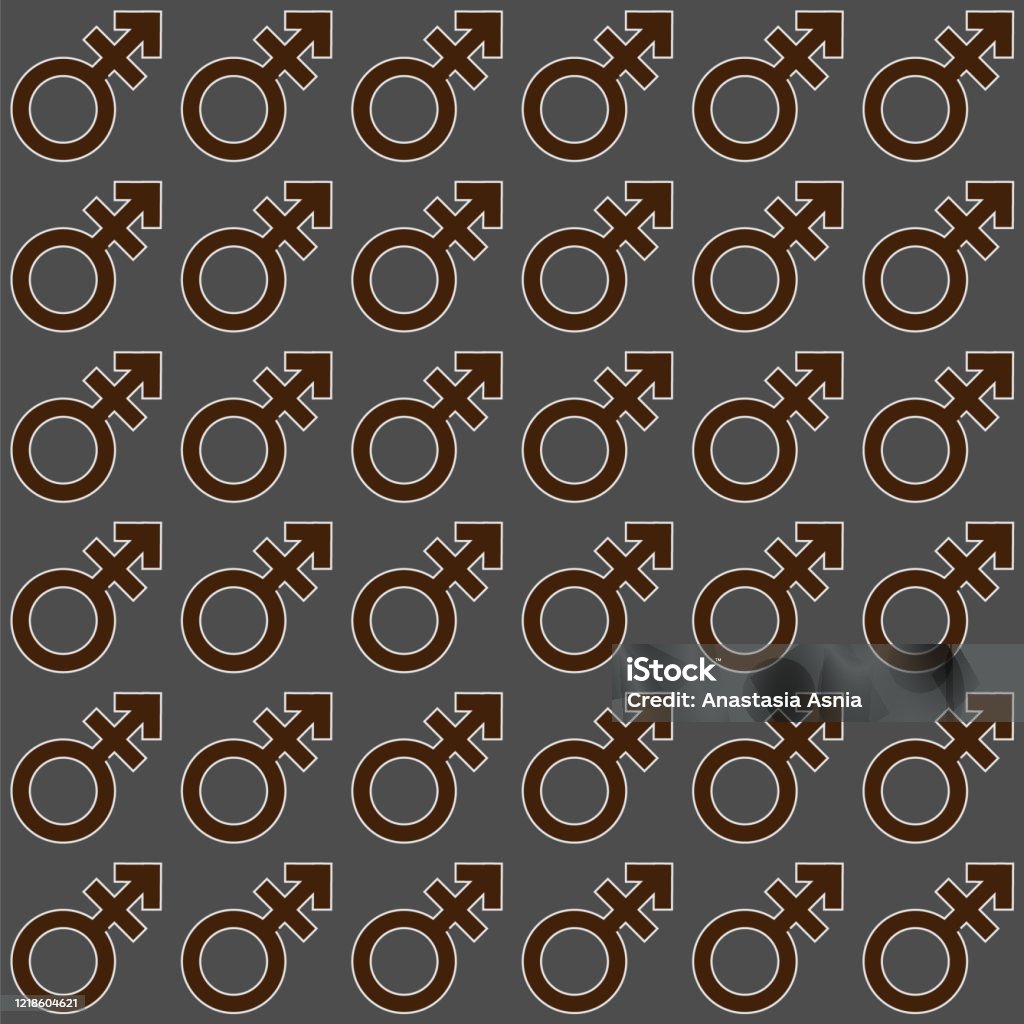 Transgender Pattern Gender Symbol Seamless Endless Pattern Stock Illustration - Download ...