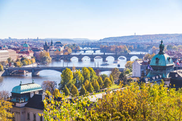 istock Prague Skyline During the Day 1218606716