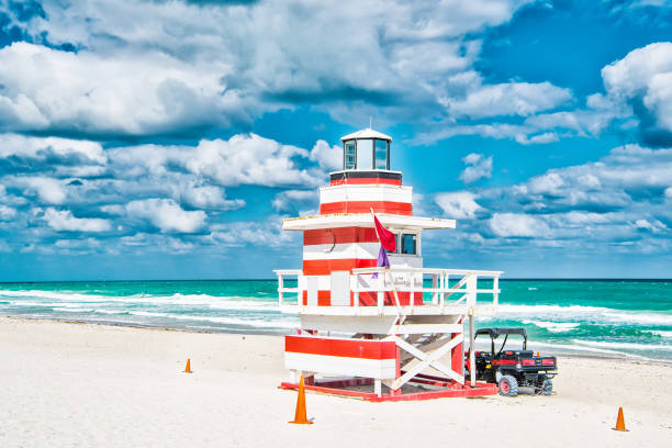 istock South Beach, Miami, Florida, lifeguard house 1218611264