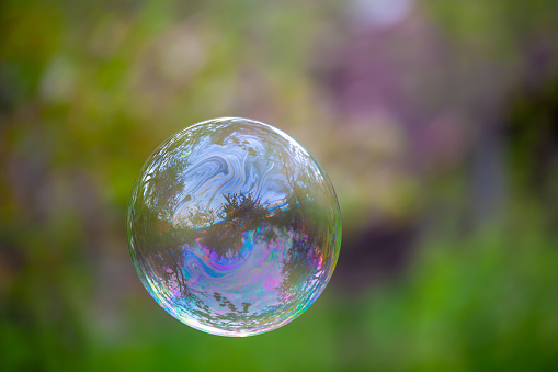 Soap Bubbles Close-up