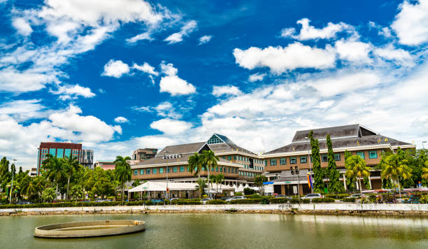 istock Architecture of downtown Bandar Seri Begawan, Brunei 1218614068