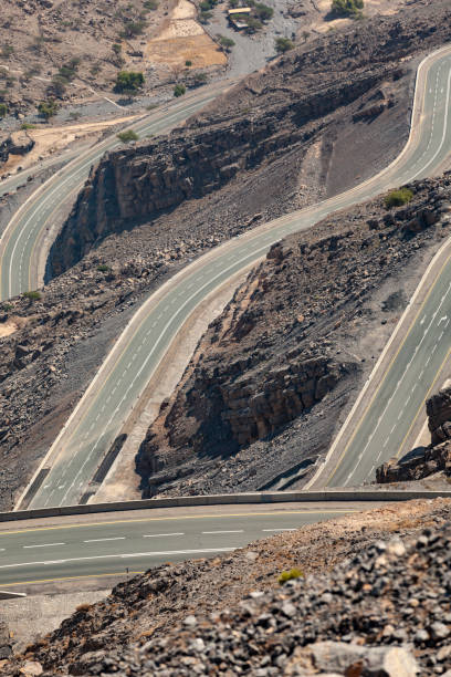istock road to jebel jais mountain, ras al khaimah 1218616256