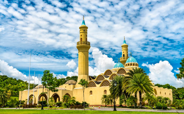 istock Ash-Shaliheen Mosque in Bandar Seri Begawan, Brunei 1218617785