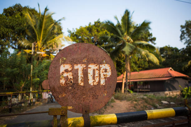istock Old railway in India, Kerala. 1218619715