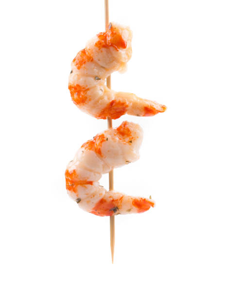 istock Grilled shrimps on a stick. 1218621177