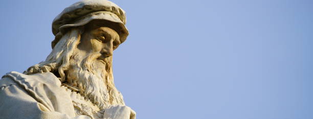 istock Leonardo da Vinci statues in Milan 1218622360