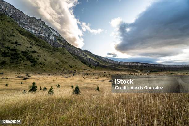 China Wall In Coyhaique Stock Photo - Download Image Now - Chile, Valley, South