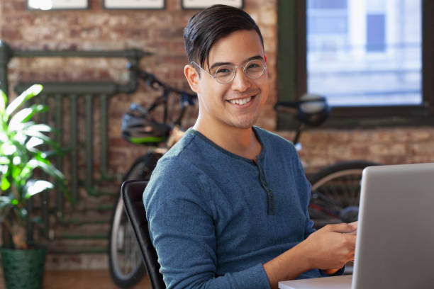 istock Teenager student working from home 1218628481