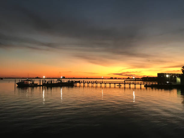 istock Sunset over a boardwalk in the summer 1218629074