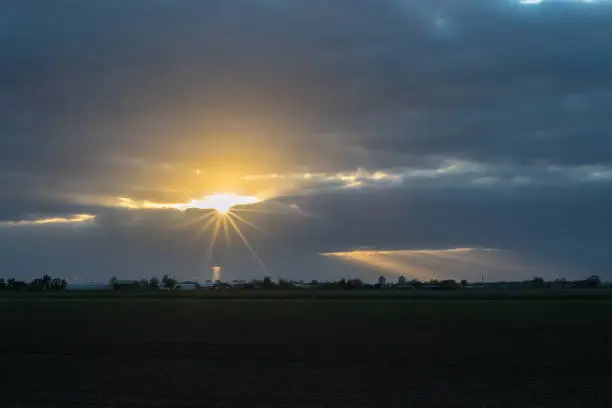 Photo of Sun peeks through the clouds