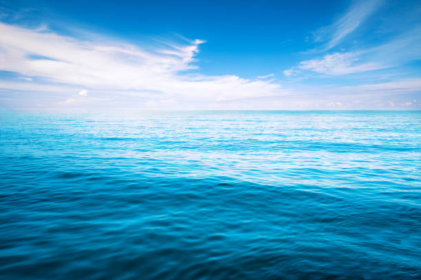 istock Beautiful sea and cloudy sky 1218633828