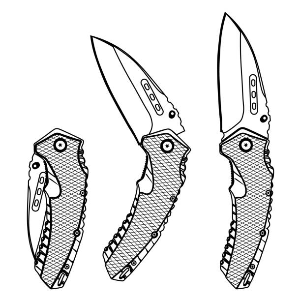 Simple Switchblade Switchblade Illustration