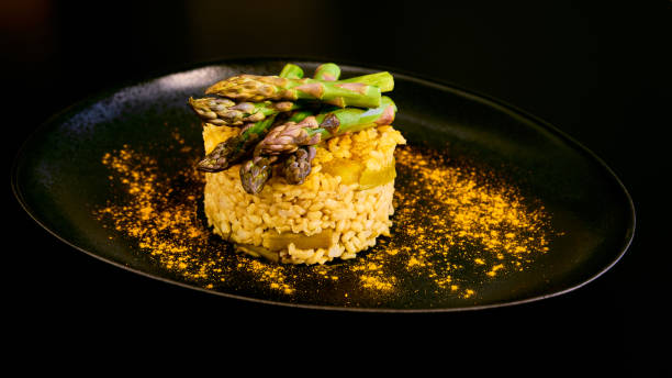 istock Vegan Risotto with Asparagus and Curry 1218642828