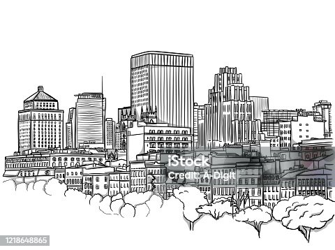 istock Downtown Highrises 1218648865