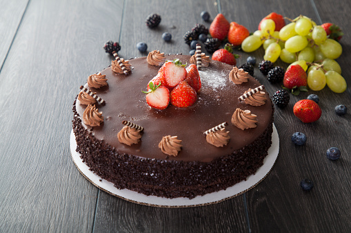 Chocolate Cake for Birthday Party