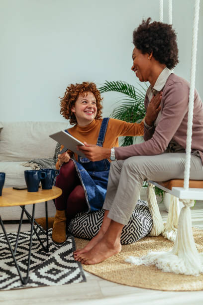 istock Technology gives them more ways to share friendship 1218657254