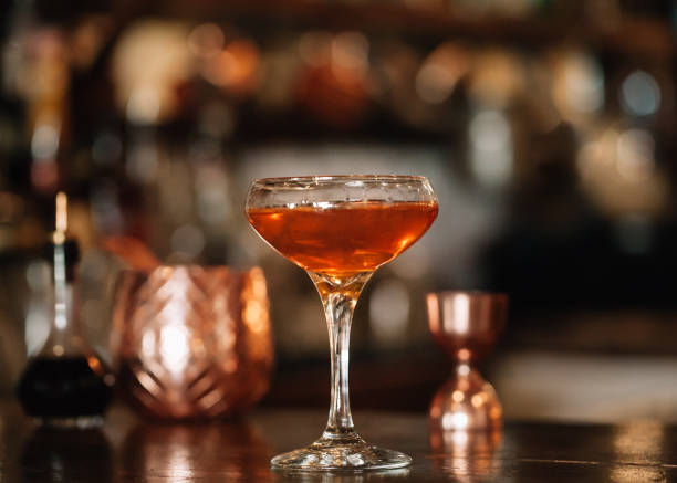 istock A handcrafted specialty brown liquor cocktail 1218672480