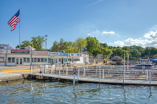 Arnold's Park is a tourist Town on the shores of Lake Okoboji