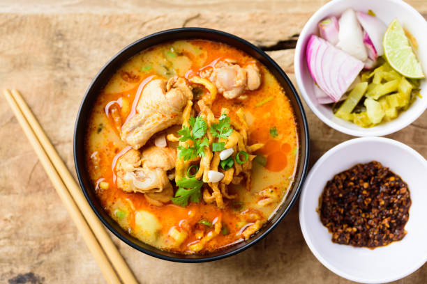 istock Northern Thai food (Khao Soi) 1218678170