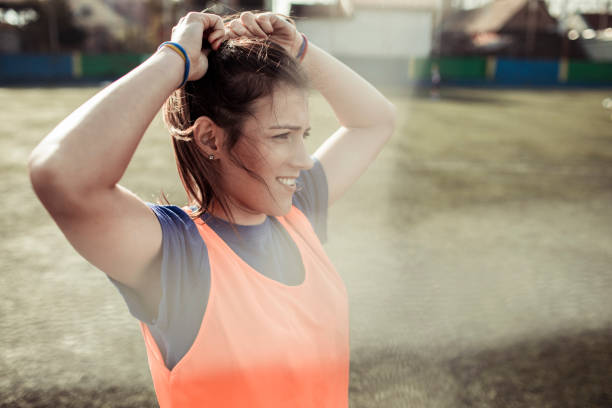 istock Female Soccer Player 1218678594