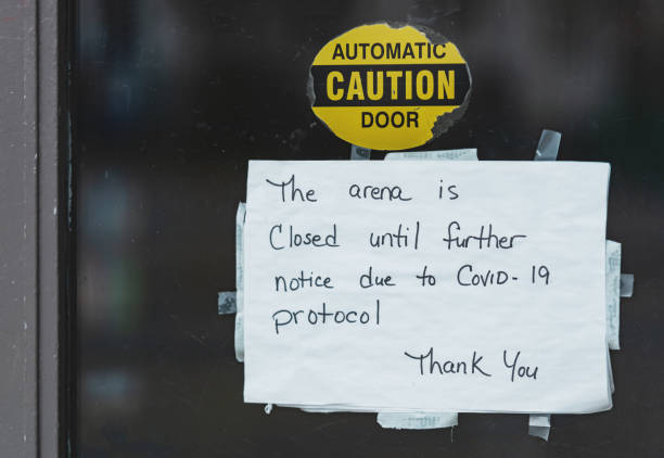 istock Arena Closed Due to Covid-19 1218679297