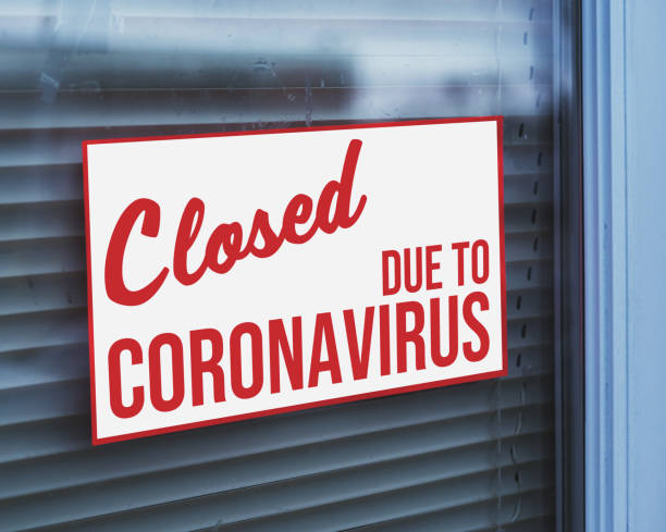 istock Store Closed Due to Coronavirus 1218679401